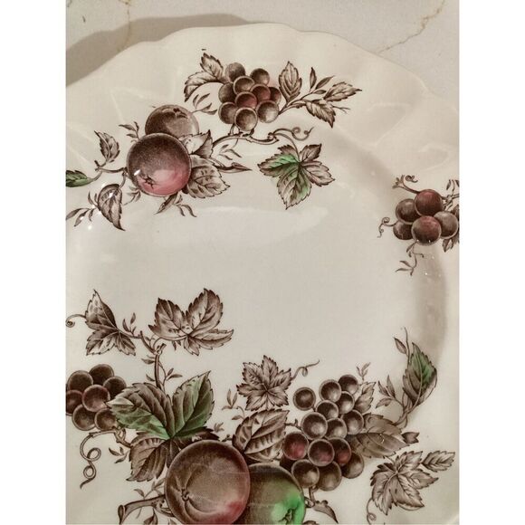 Johnson Bros Harvest Time Ceramic Dinner Plate 10” Made in England Vintage - Picture 2 of 5